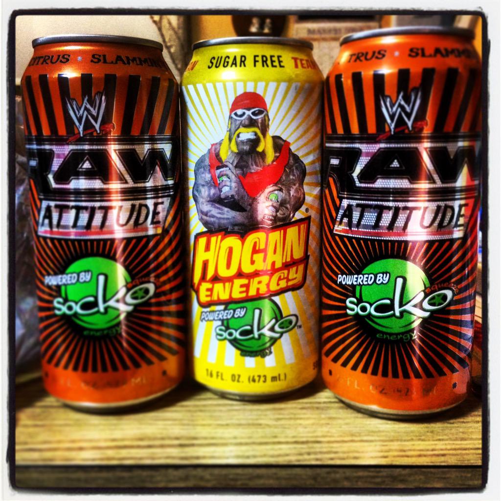 WWE Raw Attitude Energy drink by Socko Energy 16 oz