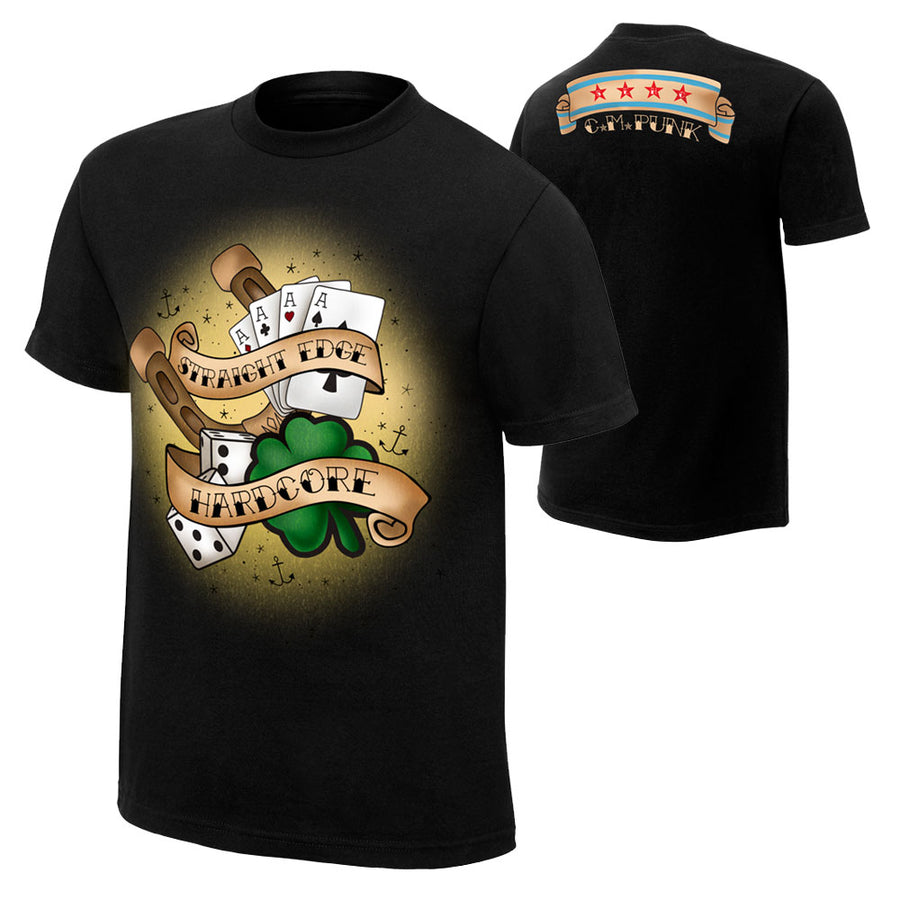 CM Punk Straight Edge T-Shirt Pwcatalog