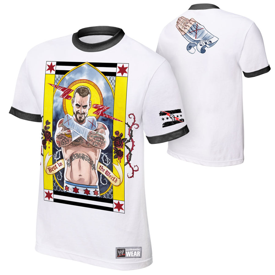 CM Punk Second City Saint T-Shirt Pwcatalog