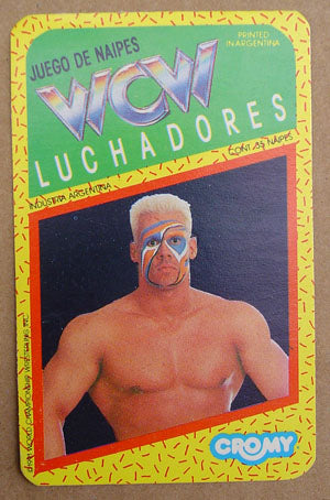 WCW 1991 playing cards Spanish