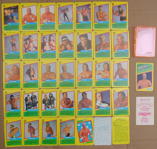WCW 1991 playing cards Spanish