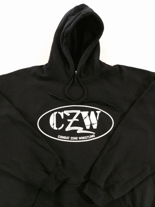 CZW Black Hooded Sweatshirt