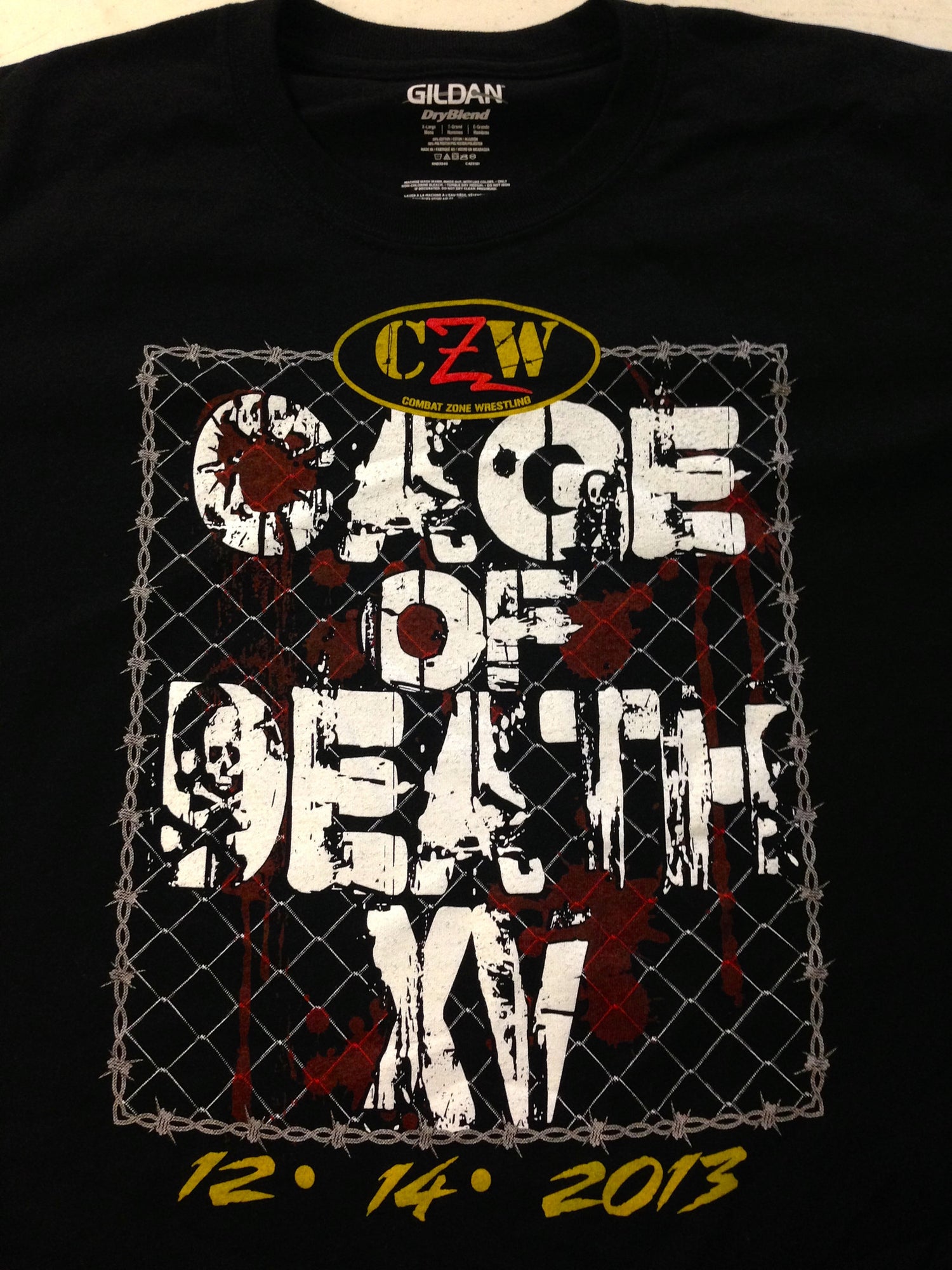 Cage Of Death XV T-Shirt Pwcatalog