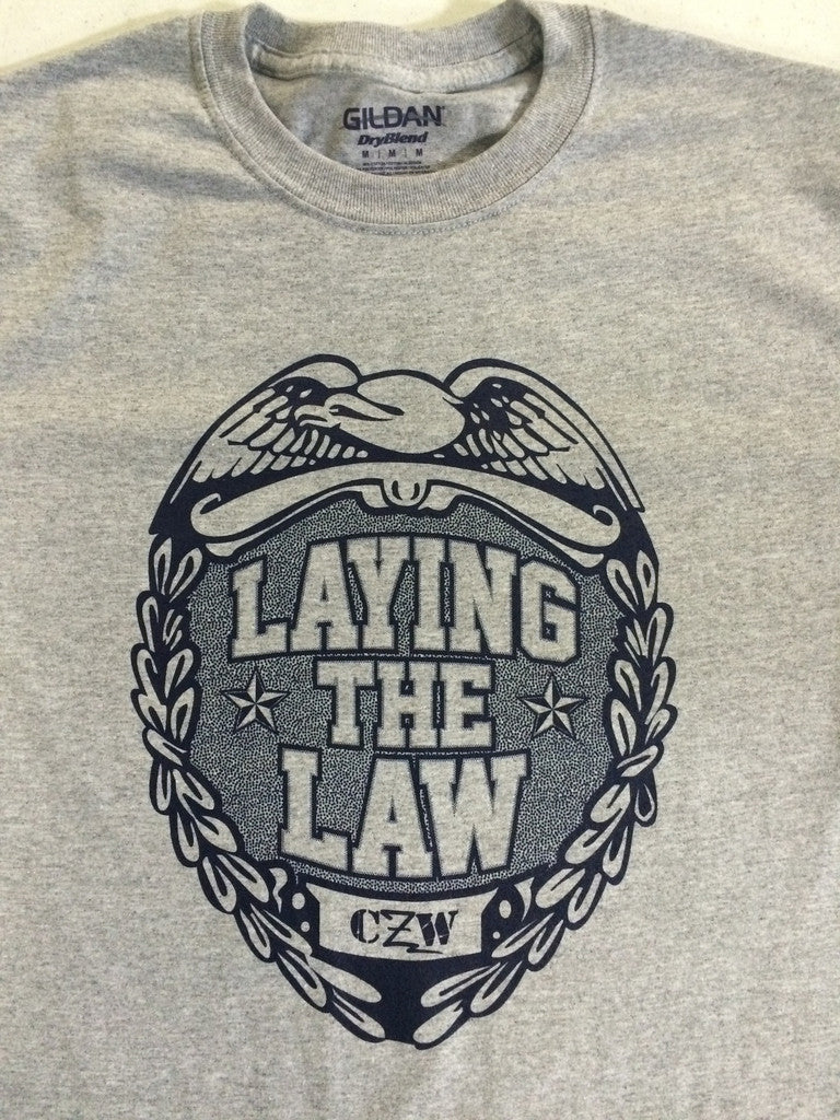 CZW Laying The Law T-Shirt Pwcatalog