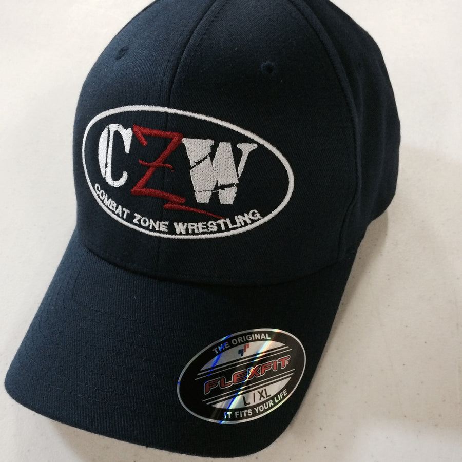 CZW Navy Flex Fit Hat Pwcatalog