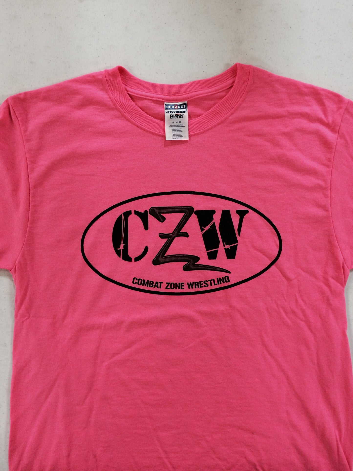 CZW Pink Logo T-Shirt Pwcatalog