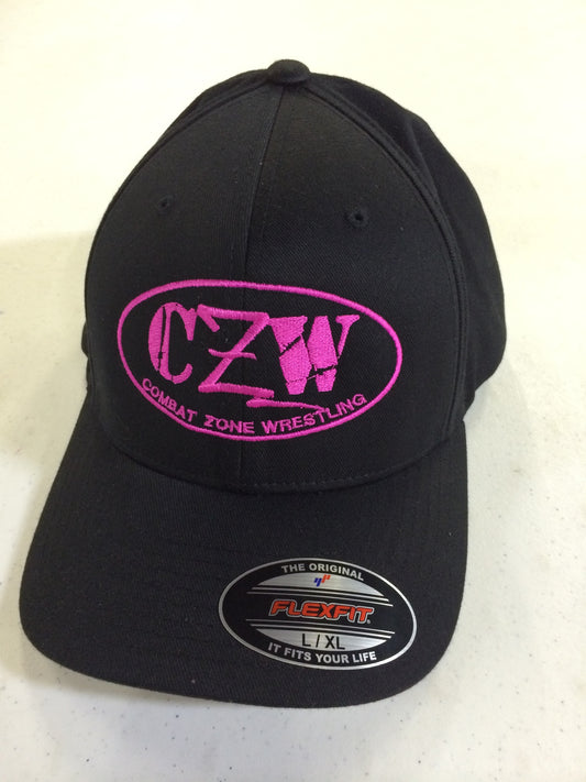 CZW Pink Stitch Flex Fit Hat