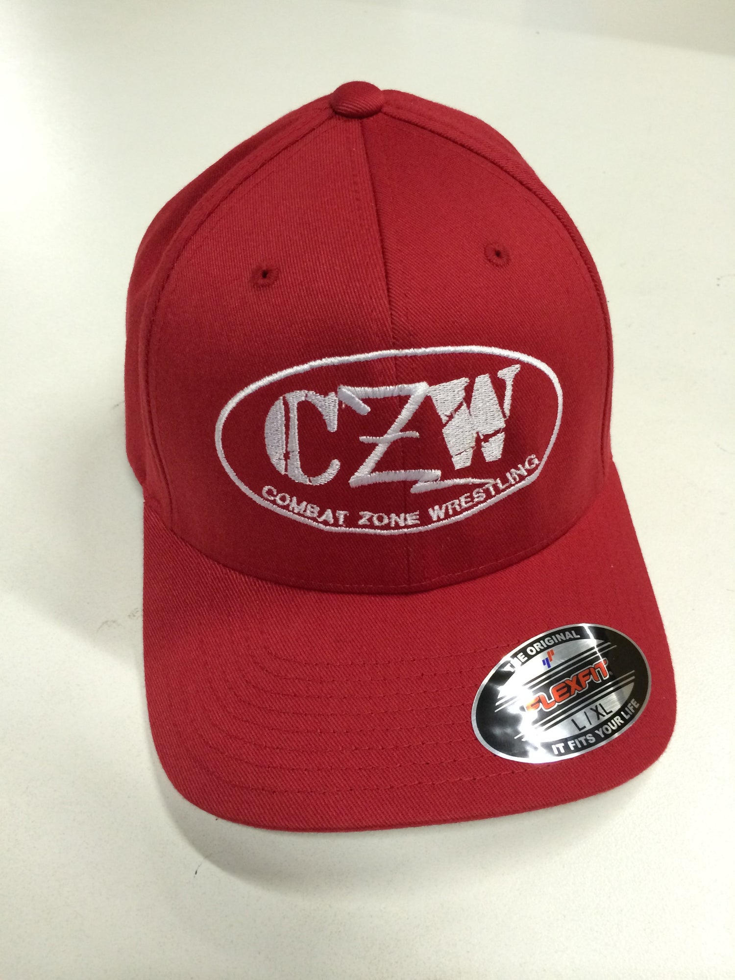 CZW Red Flex Fit Hat Pwcatalog