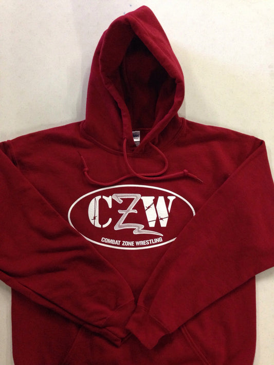 CZW Red Hooded Sweatshirt
