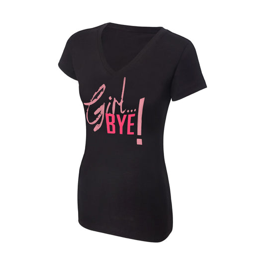 Cameron Girl Bye! Women's V-Neck T-Shirt Pwcatalog