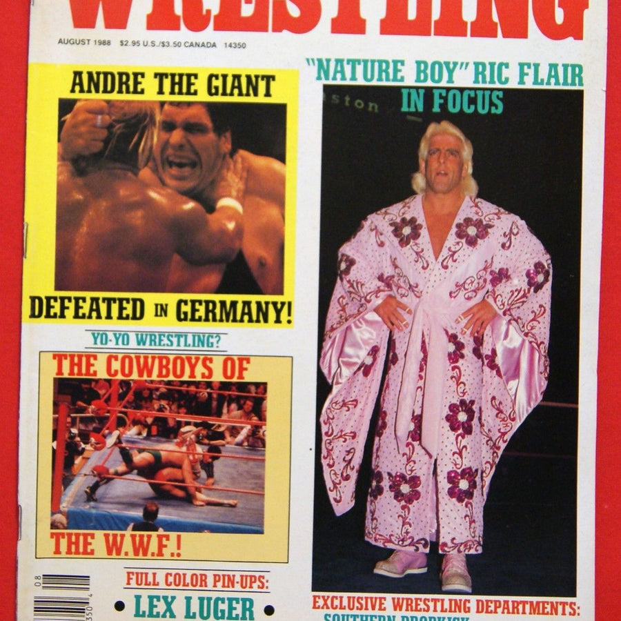 Celebrity Wrestling August 1988 Magazine PWcatalog
