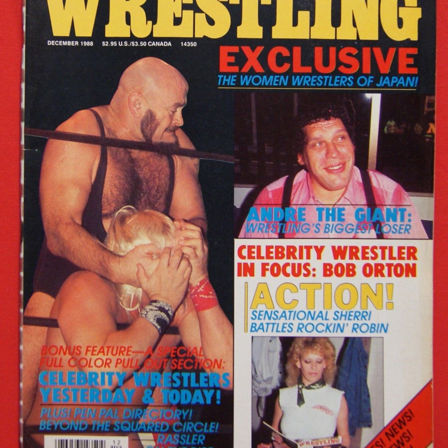 Celebrity Wrestling December 1988 Magazine PWcatalog