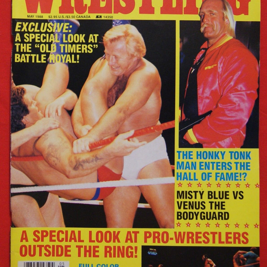 Celebrity Wrestling May 1988 Magazine PWcatalog