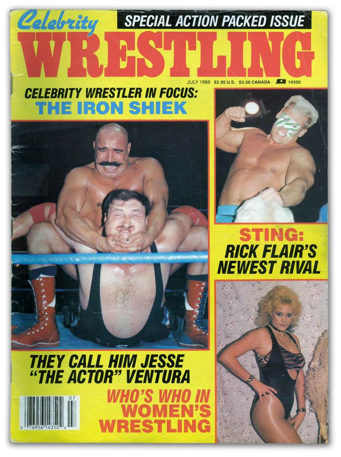 Celebrity Wrestling July 1988 Magazine PWcatalog