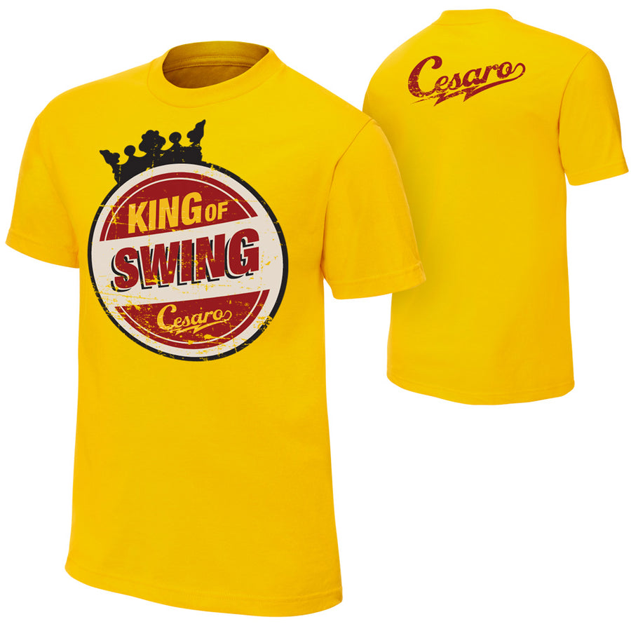 Cesaro King of Swing Yellow T-Shirt Pwcatalog