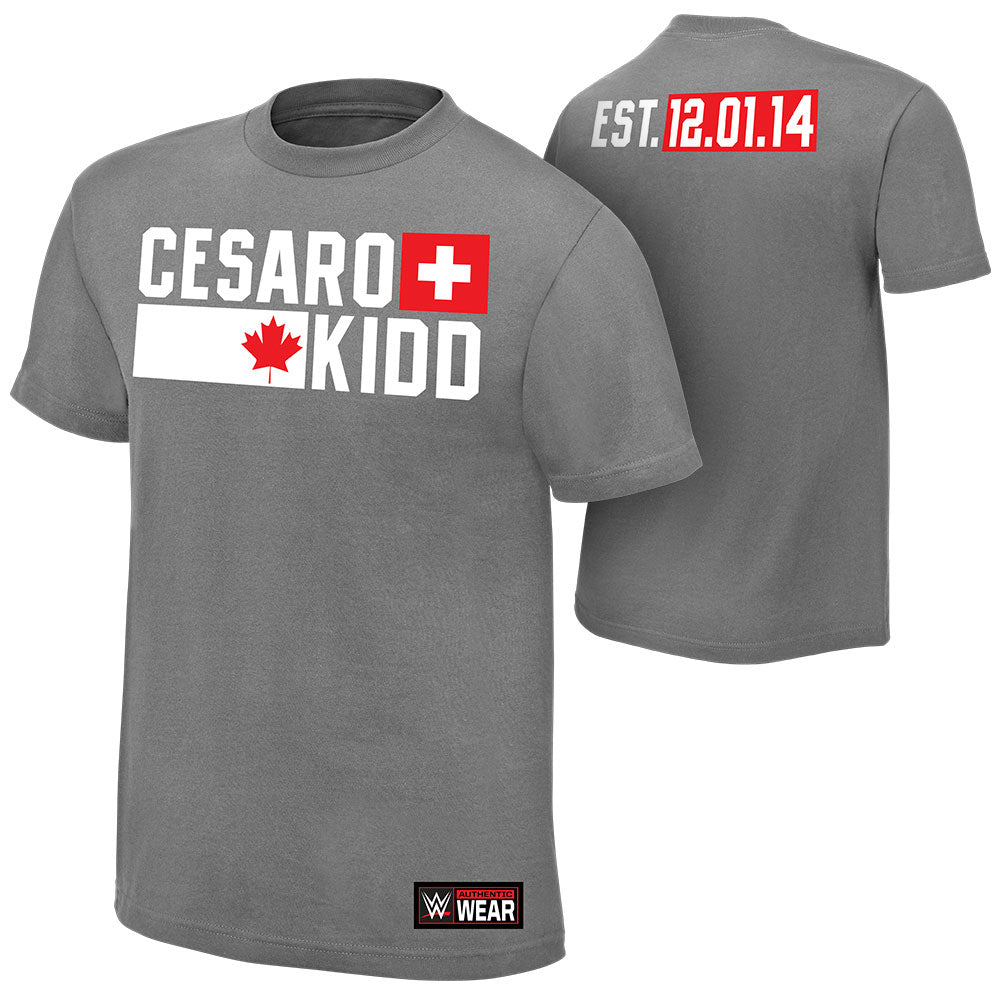 Cesaro & Tyson Kidd Established Authentic T-Shirt Pwcatalog
