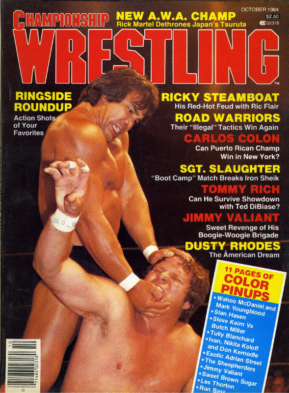 Championship Wrestling October 1984 Magazine PWcatalog