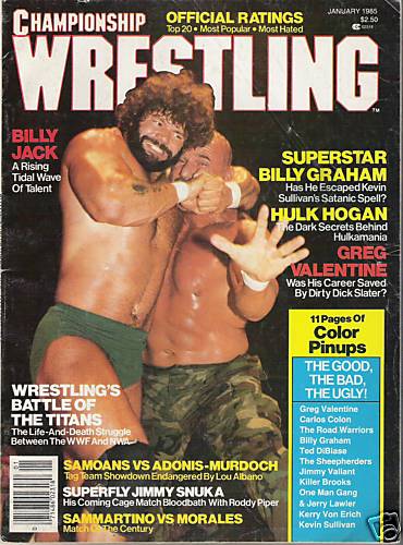 Championship Wrestling January 1985 Magazine PWcatalog