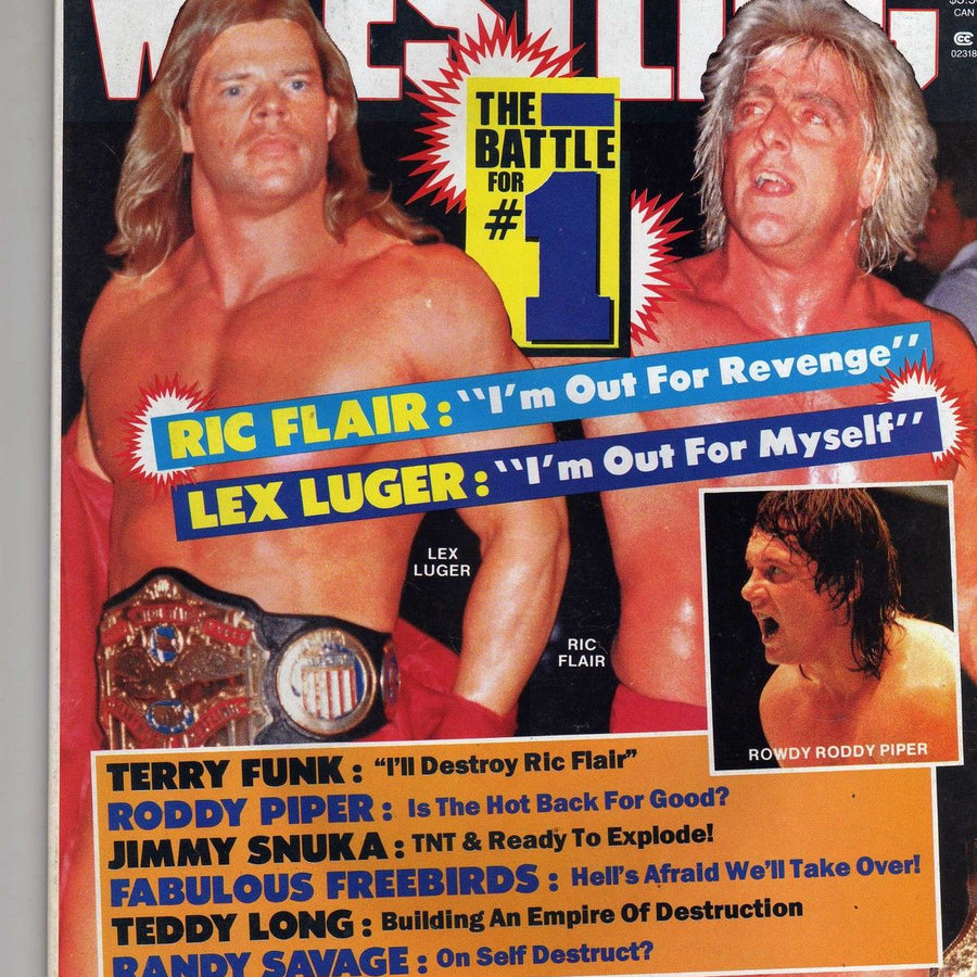Championship Wrestling February 1990 Magazine PWcatalog