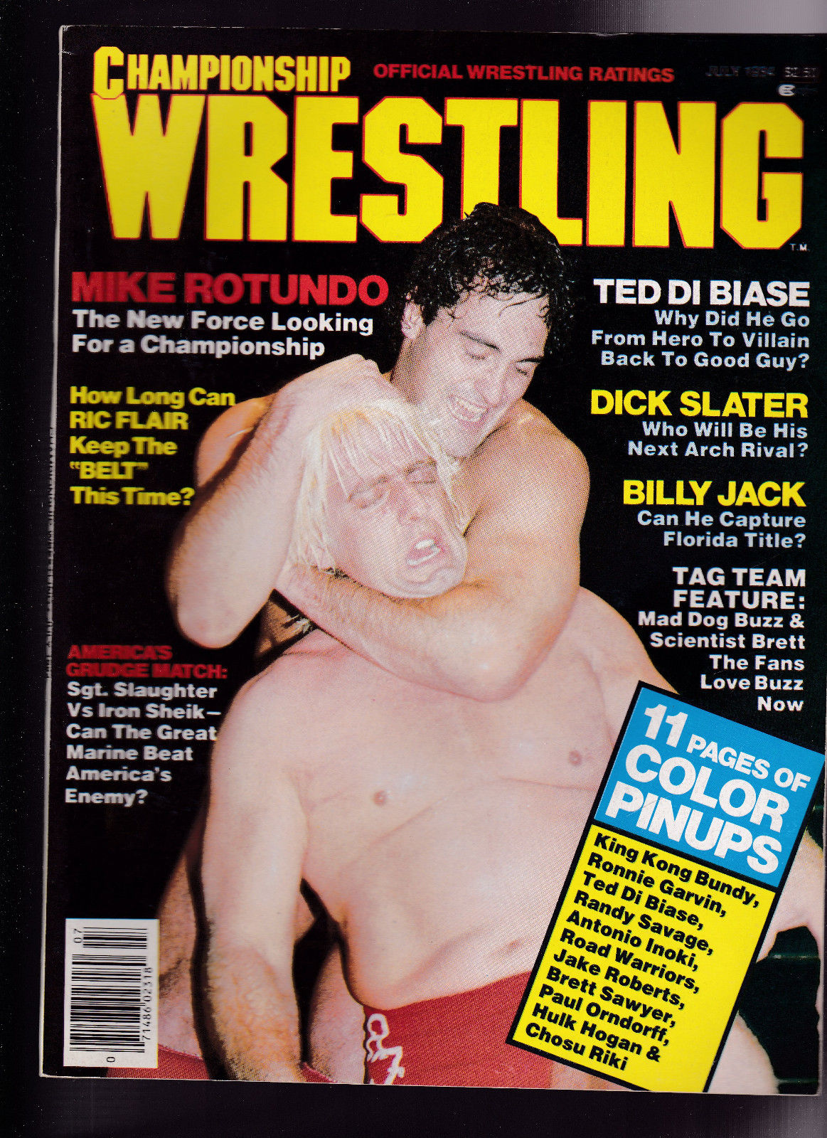 Championship Wrestling  July 1984