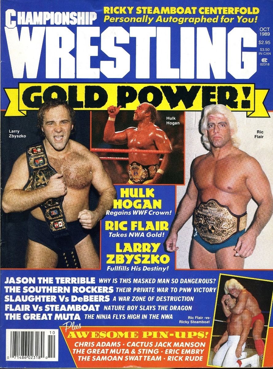 Championship Wrestling October 1989 Magazine PWcatalog