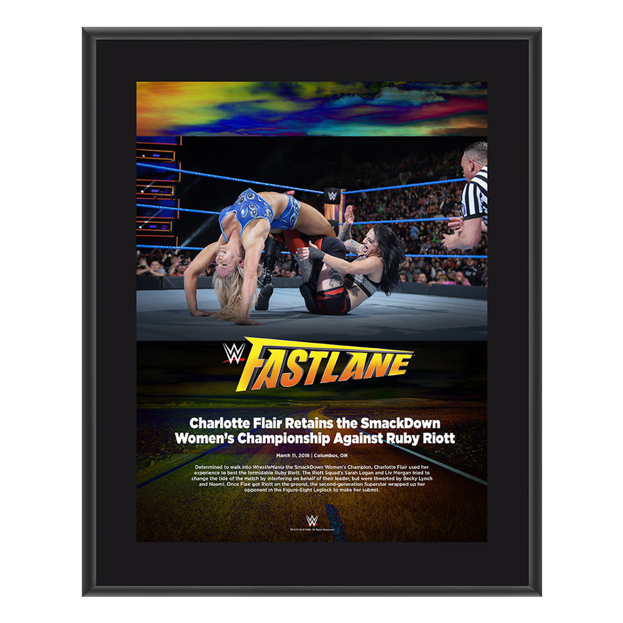 Charlotte FastLane 2018 10 x 13 Photo Plaque Pwcatalog