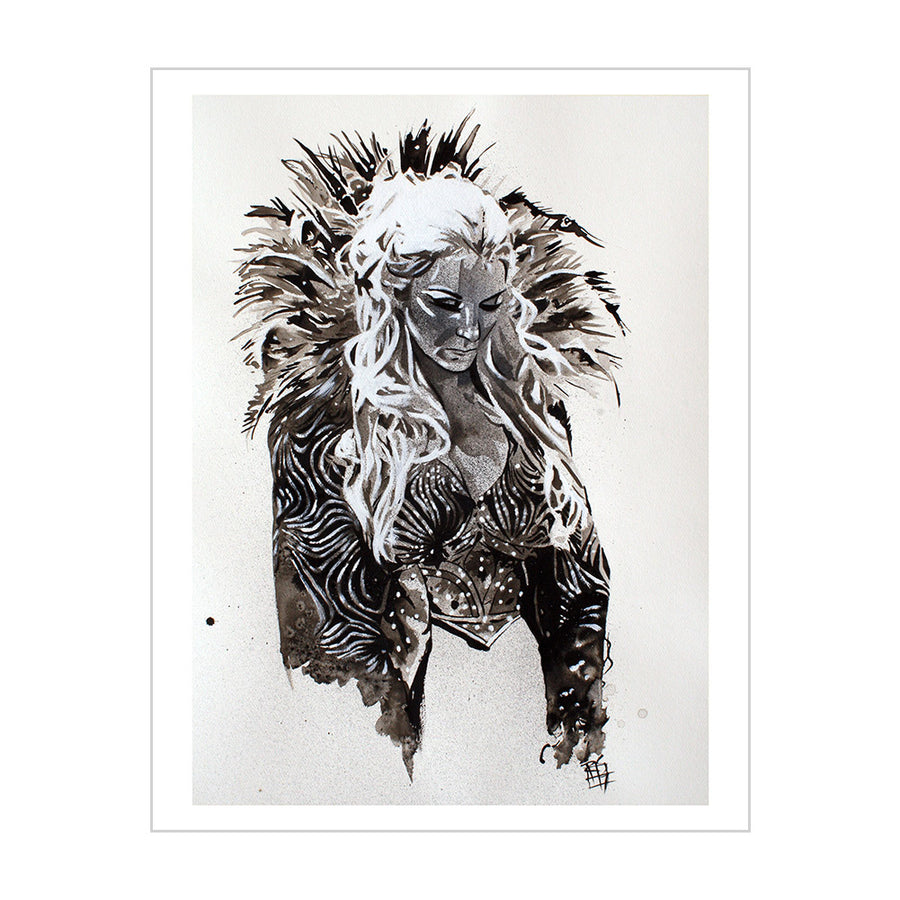 Charlotte Flair 11 x 14 Rob Schamberger Art Print Pwcatalog