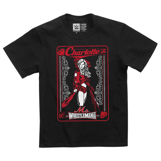 Charlotte Flair Ms. WrestleMania Youth Authentic T-Shirt