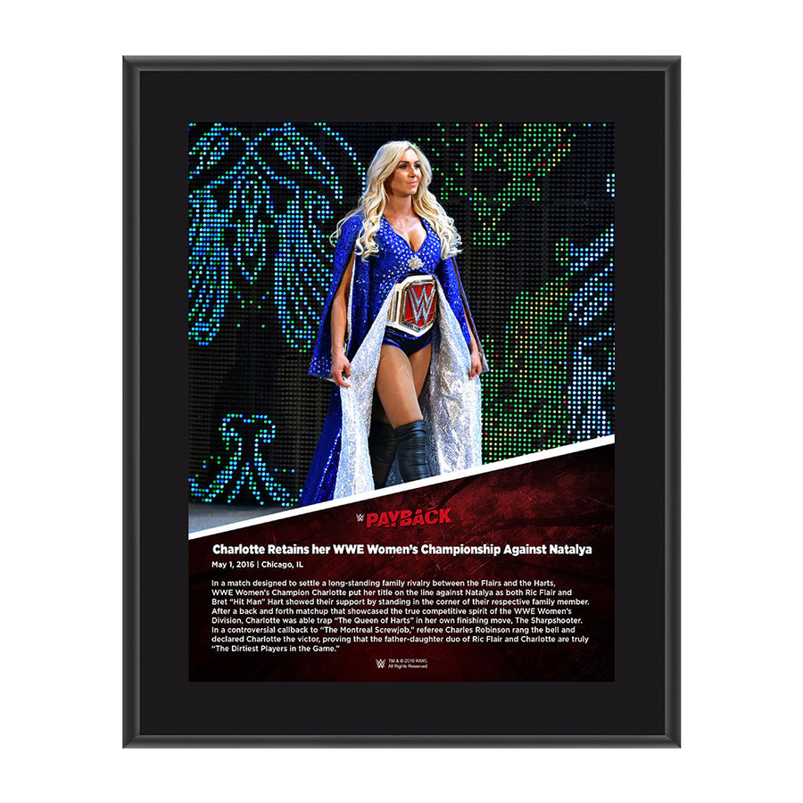 Charlotte Payback 2016 10 x 13 Photo Collage Plaque Pwcatalog