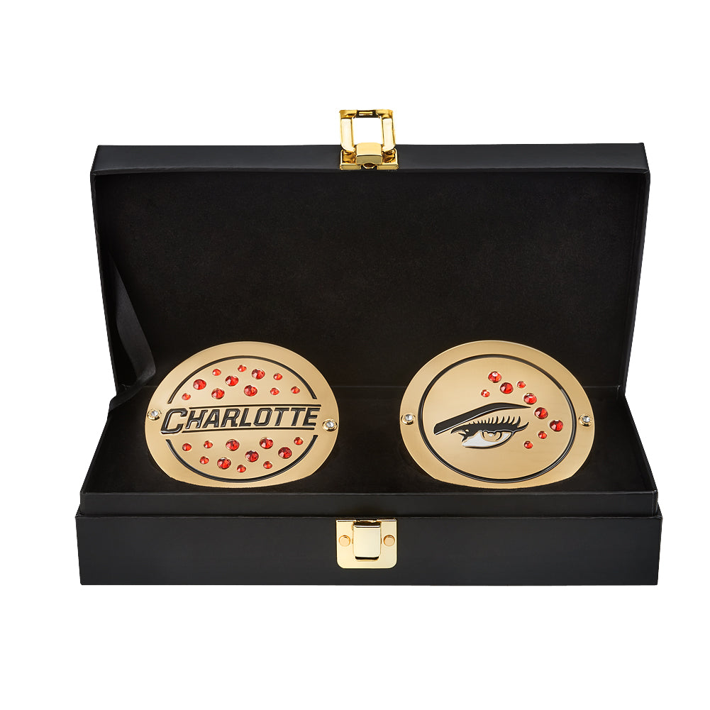 Charlotte Women's Championship Replica Title Side Plate Box Set