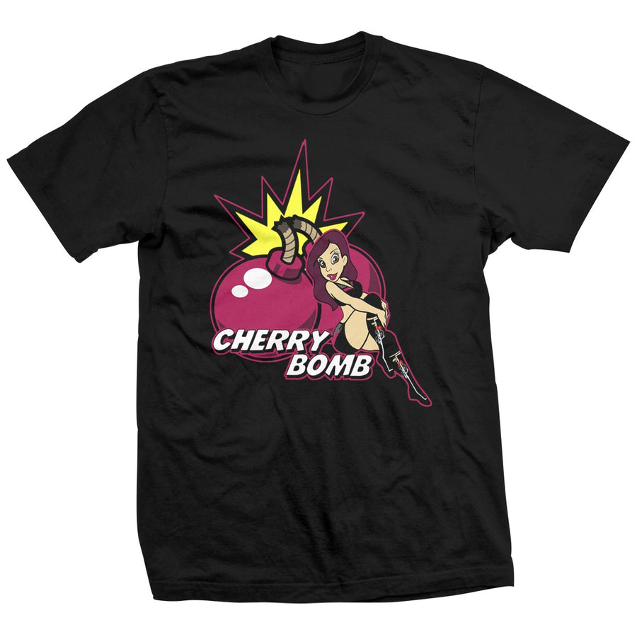 Cherry Bomb Black T-Shirt Pwcatalog