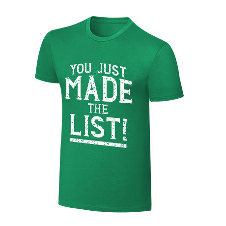 Chris Jericho You Just Made The List! St. Patrick's Day T-Shirt