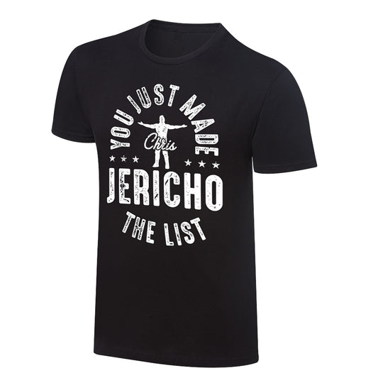 Chris Jericho You Just Made The List Vintage T-Shirt