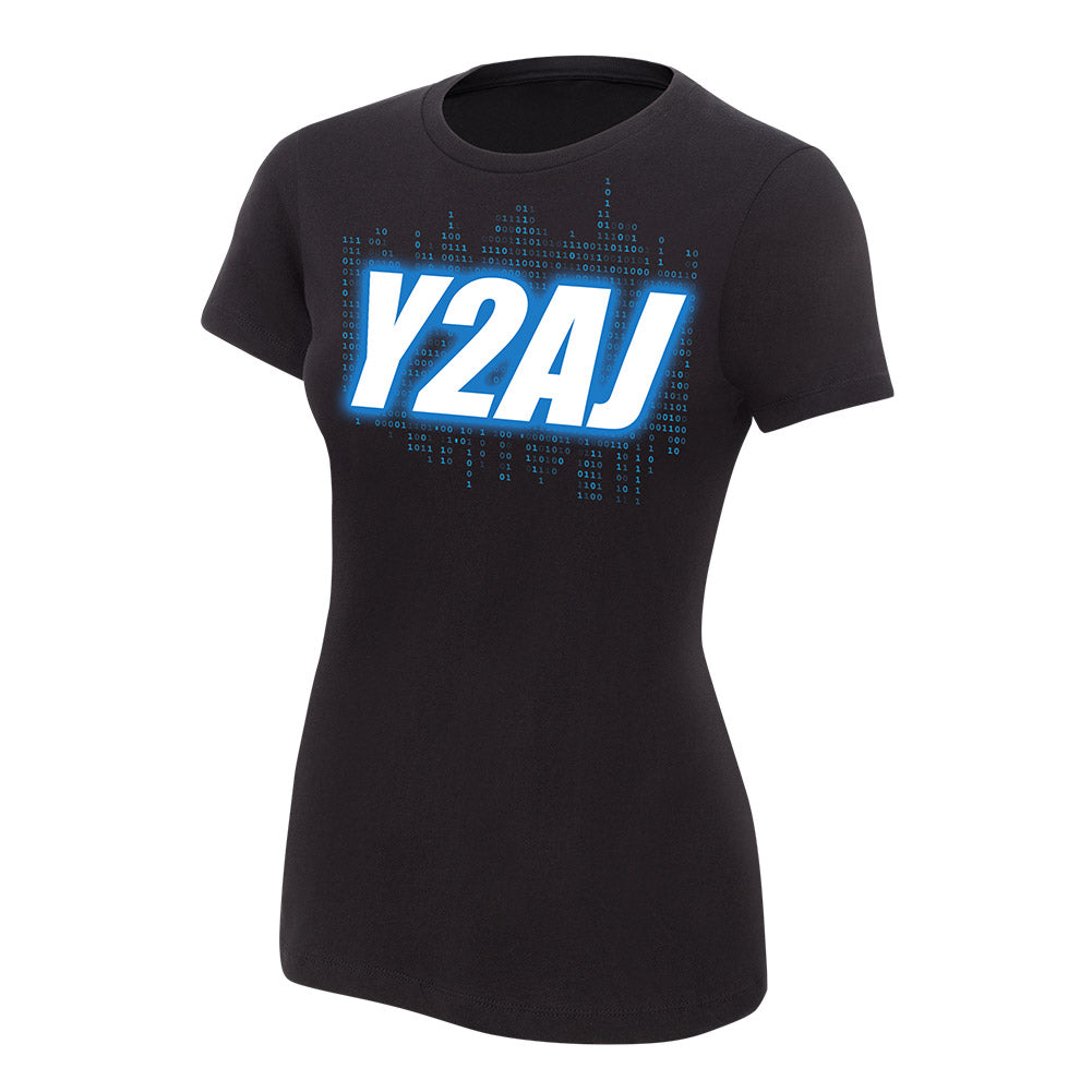 Chris Jericho and AJ Styles Y2AJ Women's Authentic T-Shirt
