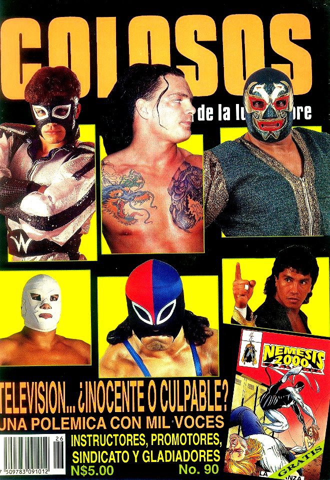 Colosos de la Lucha Libre 90 Magazine PWcatalog