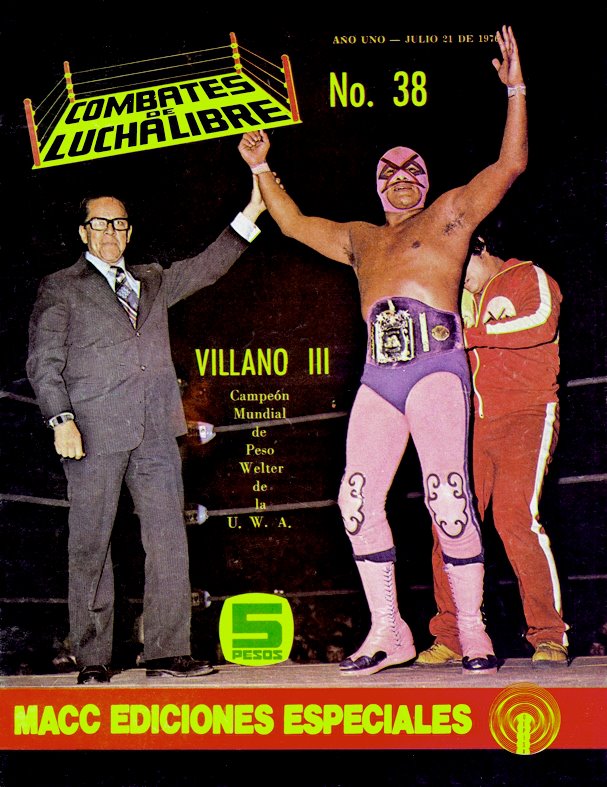 Combates de Lucha Libre 38 Magazine PWcatalog