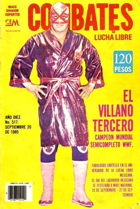 Combates de Lucha Libre 517 Magazine PWcatalog