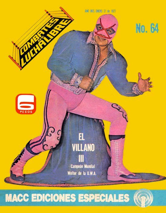 Combates de Lucha Libre 64 Magazine PWcatalog