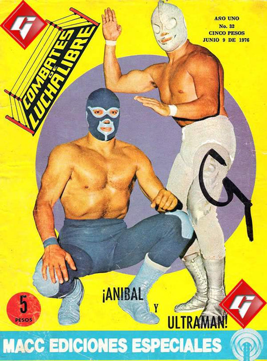 Combates de Lucha libre June 1976 Magazine PWcatalog