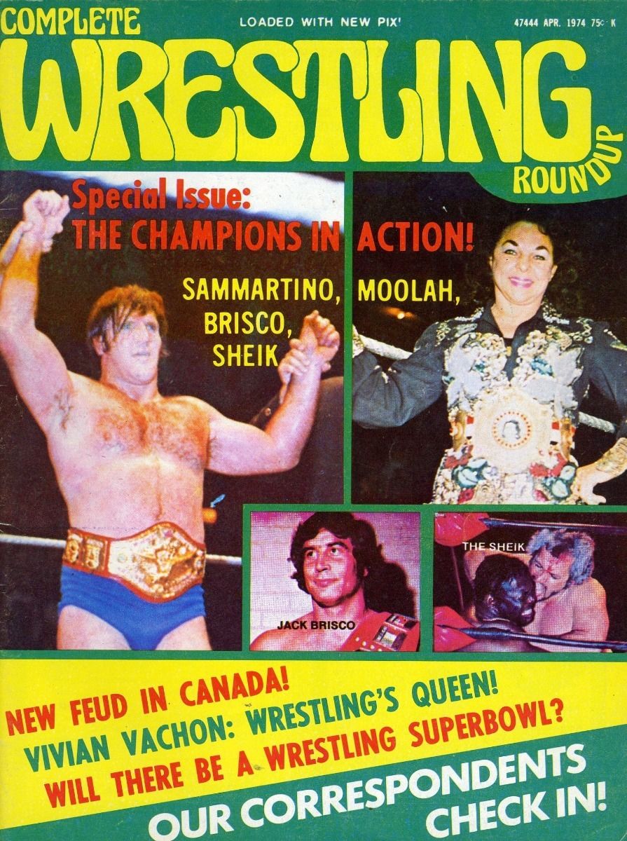 Complete Wrestling Roundup April 1974 Magazine PWcatalog