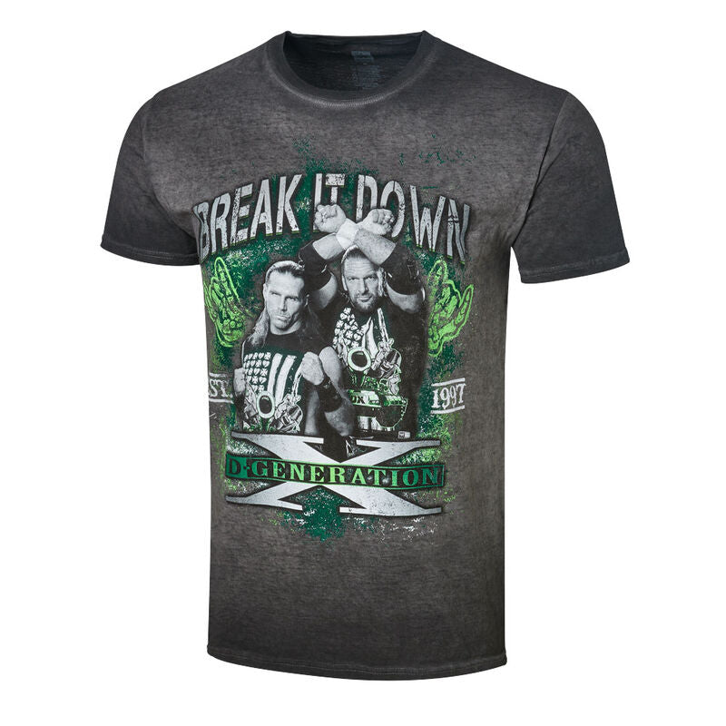 D-Generation X Break it Down Mineral Wash T-Shirt Pwcatalog
