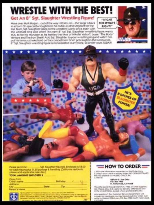 WWF Wrestling Superstars Unreleased/Prototype Sgt. Slaughter [Unreleased] - image 2