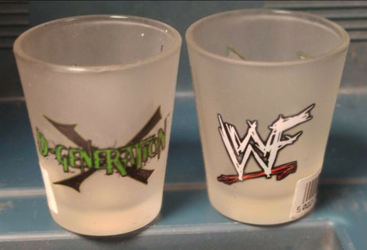 WWF D-Generation X shot glass