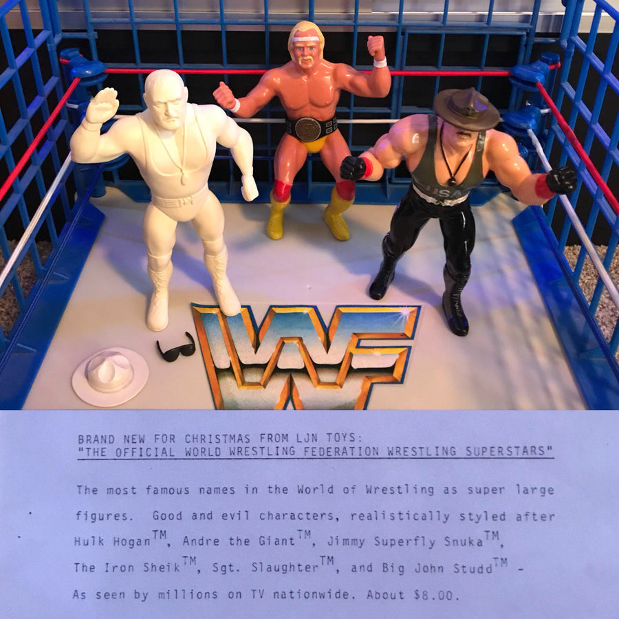 WWF Wrestling Superstars Unreleased/Prototype Sgt. Slaughter [Unreleased] Action & Toy Figures PWcatalog
