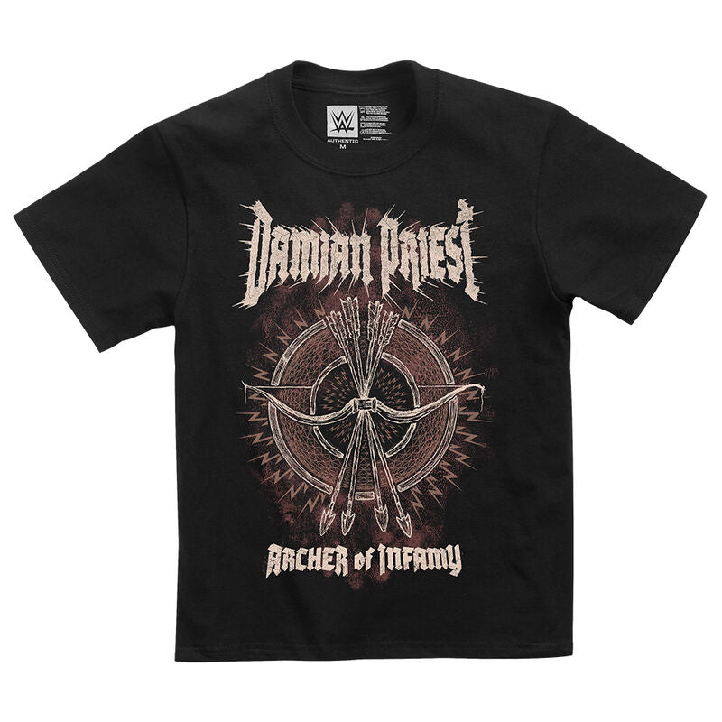 Damian Priest Archer of Infamy Youth Authentic T-Shirt Pwcatalog