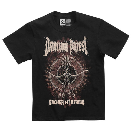 Damian Priest Archer of Infamy Youth Authentic T-Shirt Pwcatalog
