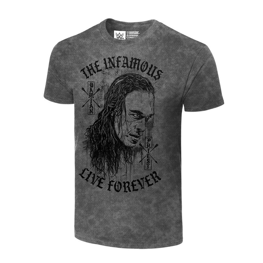 Damian Priest The Infamous Live Forever T-Shirt Pwcatalog