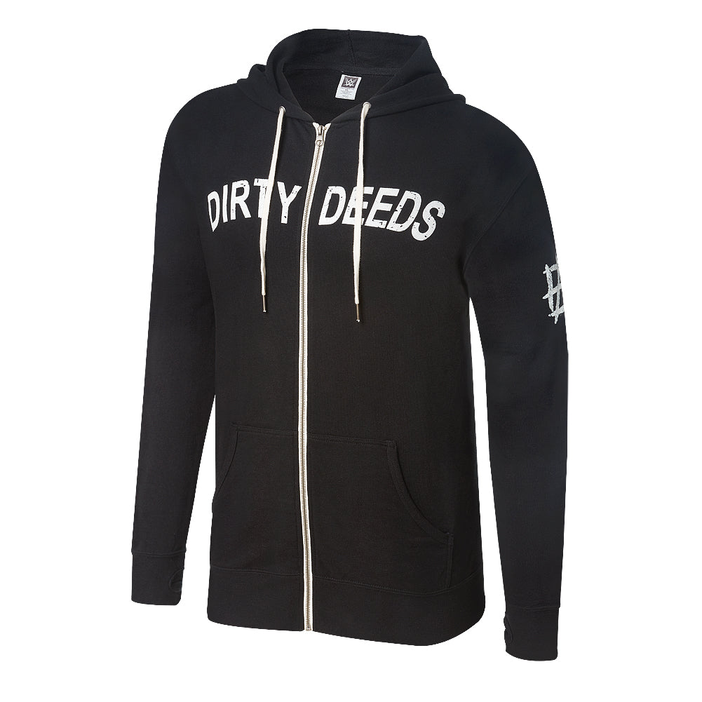 Dean Ambrose Dirty Deeds Unisex Lightweight Full-Zip Hoodie Sweatshirt