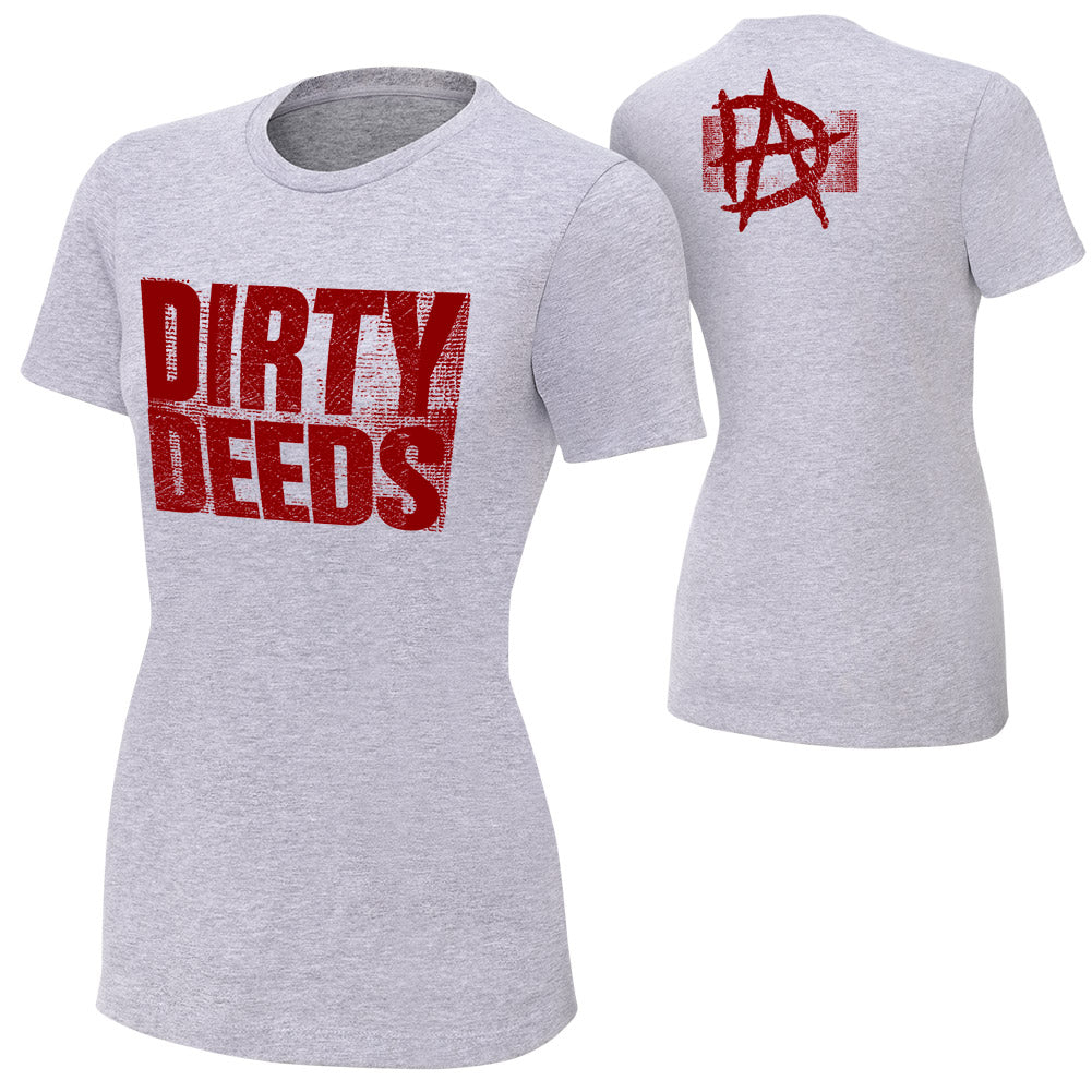 Dean Ambrose Dirty Deeds Women's Authentic T-Shirt
