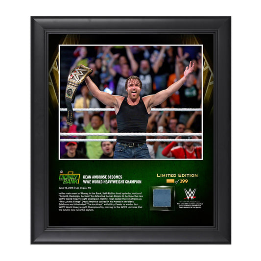 Dean Ambrose Money In The Bank 2016 15 x 17 Framed Photo
